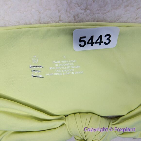 NEW Stone Fox Swim x Free People lele knotted bandeau bikini top, size S - Picture 6 of 6